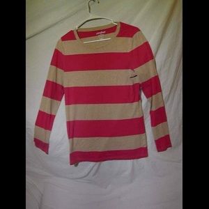 Stripped long sleeve shirt
